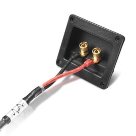 [Banana Plug x 2] Embedded Speaker Terminal Box Seat for Left and Right Side WV-BT1-2 [Set of 2]