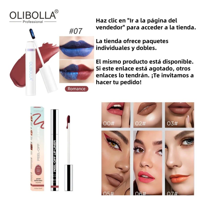 Lápiz Labial 3d Despegable-matte Ink Alta Pigmentación