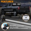 XRIDONSEN 2 in 1 White Traffic Advisor Light Bar 144