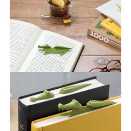 Animal Bookmark Bundle of 3 Alligator Hippo Nessie the Loch Ness Monster Funny Cute 3d Sticky Notes Bookmark