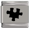 NewCharms Puzzle Piece Laser Engraved Italian Charm (9mm Standard Size)
