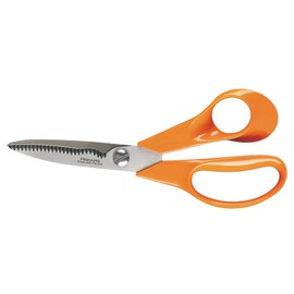 Fiskars Kitchen Scissors, Total Length: 18 cm, Steel/Synthetic Material, Classic, 1000819, Standard