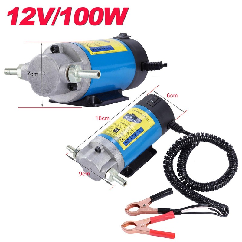 AIGMISON 12V 100W Engine Oil Pump, Electric Oil Change Extractor