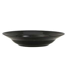 10 Strawberry Street Black Rim 9"/10 Oz Soup Bowl, Set of 6, Black