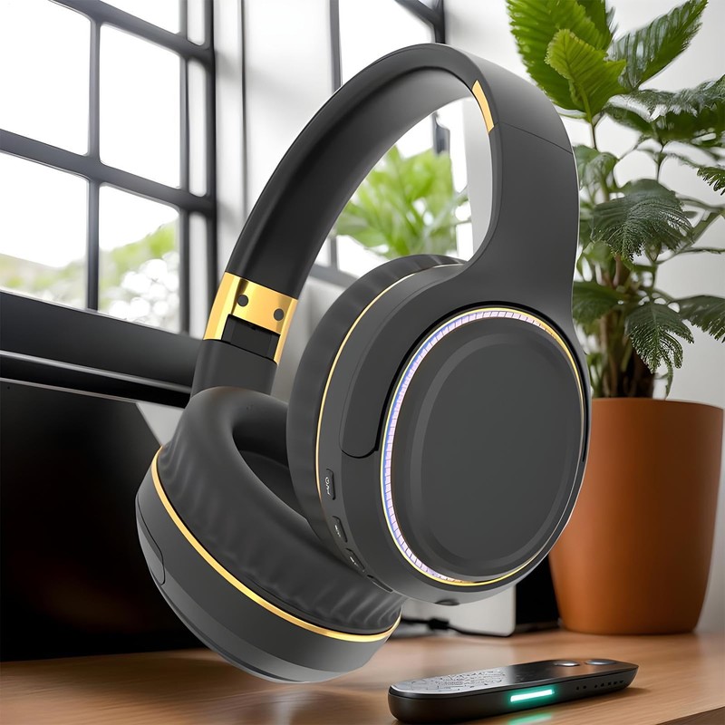 Headphones Wireless | Wireless On-Ear Headset | Foldable Stereo Bass