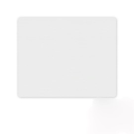 Batheidon Weißes Mauspad aus hochwertigem Leder mit wasserabweisender Oberfläche und Rutschfester Unterseite für Arbeiten und Gaming, mauspad weiß Leder, mauspad Weiss, 26x21 cm, komfortable Nutzung