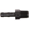Banjo HB038 Polypropylene Hose Fitting, Adapter, 3/8" NPT Male x