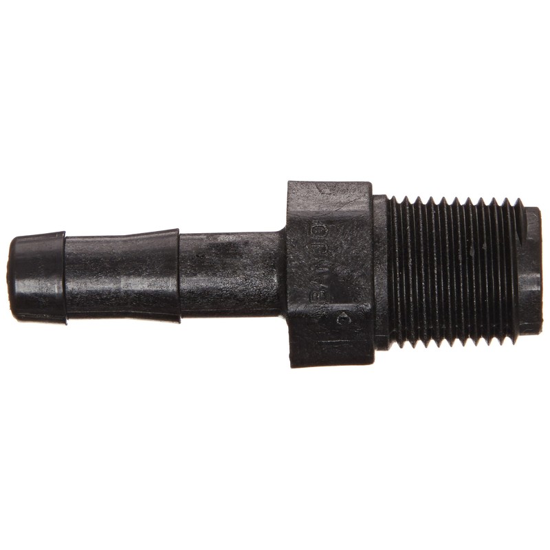 Banjo HB038 Polypropylene Hose Fitting, Adapter, 3/8" NPT Male x