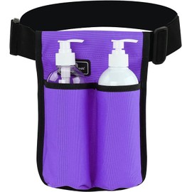 YOURUIMEI Bolsa para botella de masaje, bolsa de aceite de masaje, funda para terapeuta de masaje, funda para loción de masaje, funda para aceite de masaje (YR2kd-morado