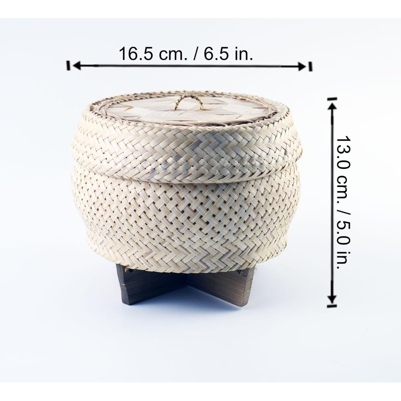 Sticky Rice Pressure Cooker Slow Cook Set Bamboo Basket Steaming