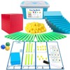 JUGGPENG Base Ten Blocks for Math, Place Value Blocks, Base