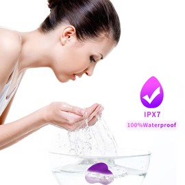 MaeDouy Facial Mini Massage Ball, Handhold Portable Quiet Waterproof USB Rechargeable Powerful Multifunctional Vibrating Travel Pocket Face Eye Finger Joint and Neck Jaw Massager - Purple