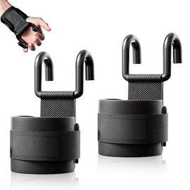 YTSMFL Lifting Straps Strength Training, 10 mm Padded Wrist Protection Fitness Powerlifting Weight Lifting Hook Lifting Straps Gym Lifting Pull-Up Hooks for Muscles