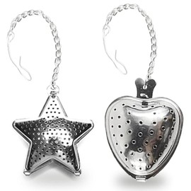 2 PCS Stainless Steel Tea Infuser Balls with Chain Hook - 304 Food-Grade Mesh Tea Strainer for Loose Leaf Tea, Mugs, Teapots & Spices | Durable for Mess-Free Brewing‌