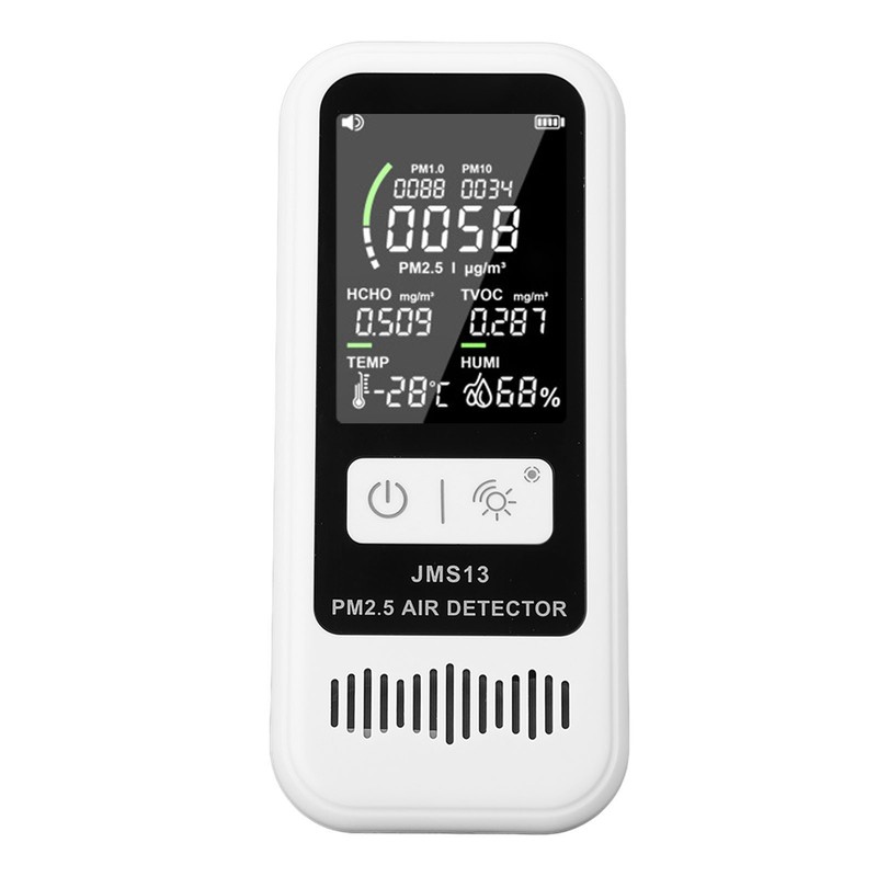 Air Quality Monitor Pm2.5 10 1.0 Detector LCD Display Temperature