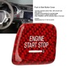 Engine Push to Start Button Cover Carbon Fiber Start Switch