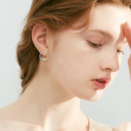 Snail Mushroom Earrings 925 Sterling Silver Mushroom Snail Hoop Earrings Mushroom Jewelry Gifts for Women