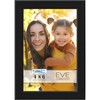 Icona Bay 4x6 Black Picture Frame, Modern Double-Beveled Frame, Tabletop