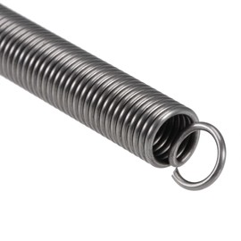 TOP-VIGOR 1Pcs Extension Compressed Spring,2mm Wire Dia, 16mm OD, 200mm Free Length Durable Steel Compression Springs, Small Dual Hook Extended Tension Springs