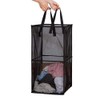 Pop Up Laundry Baskets - Mesh Collapsible Laundry Hampers Storage