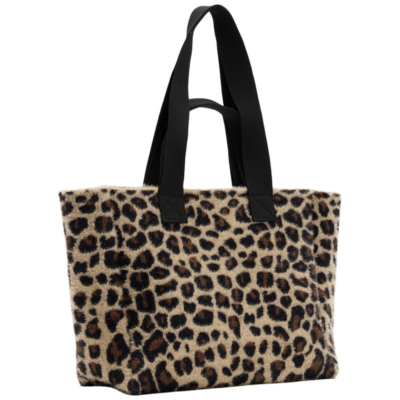 AllSaints IZZY Medium Tote, Leppo Brown/Black