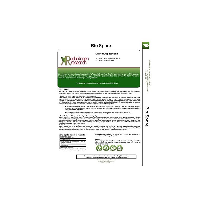 Bio Spore Broad Spectrum Probiotic | Soil-Based (SBO) & Shelf-Stable