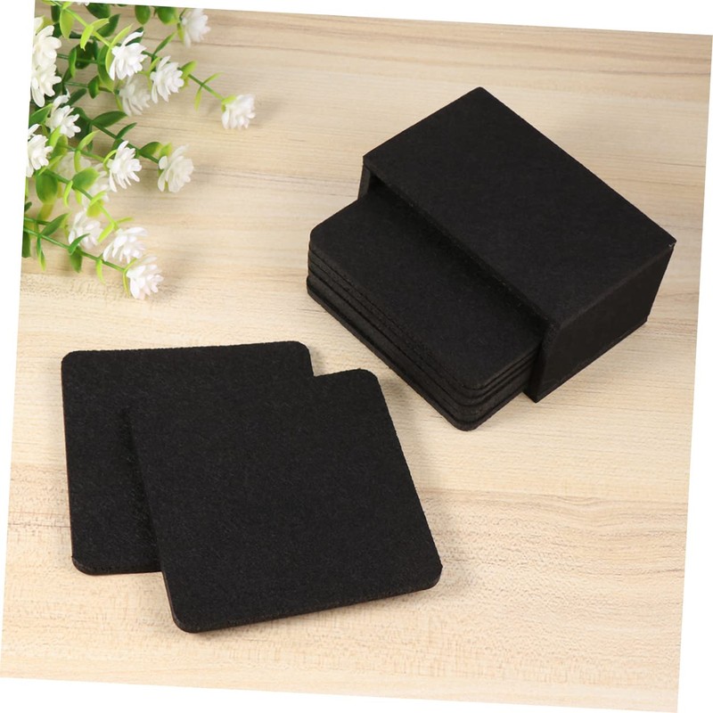 Gatuida 8pcs Water Absorption Coaster Thickened Nonwoven Insulation Pads Multi