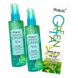 Fijador Maquillaje Esencia Té Verde Make Up Fix Durax 2pzas