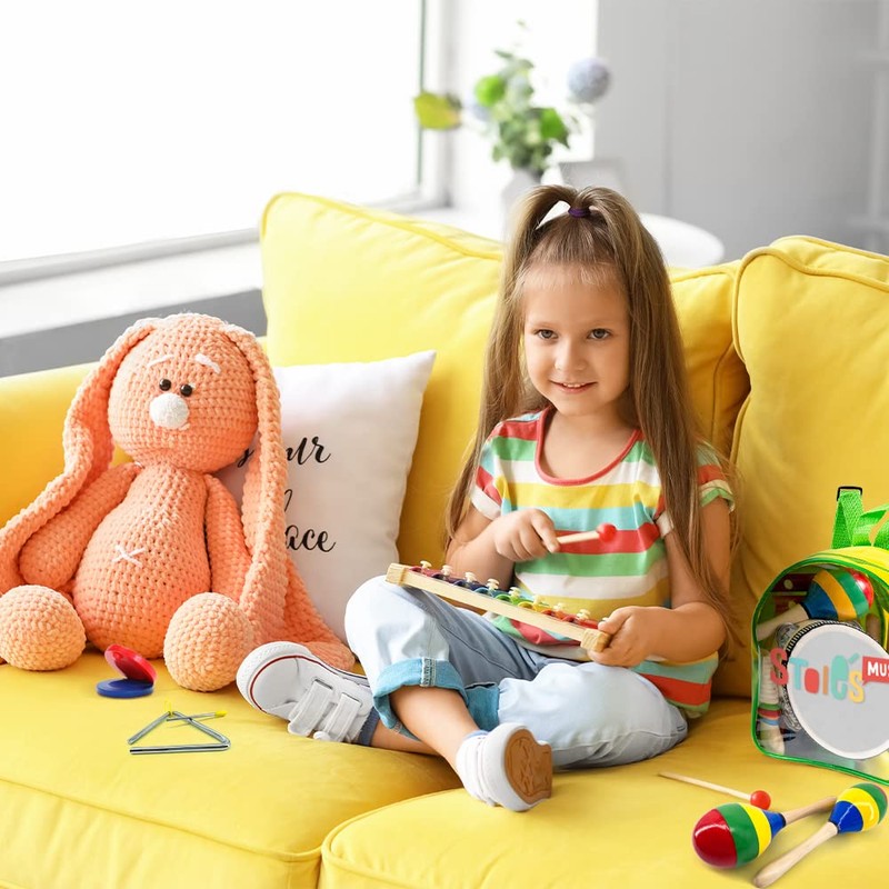 Stoie's Wooden Kids Musical Instruments for 1-5 Years Old, Baby