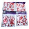 Bundle of 4 Items Bloody Hand Dripping Spatter Help Keep