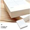 Operitacx Math Xy Papers 4pcs Grid Design Number-line Exercise Books