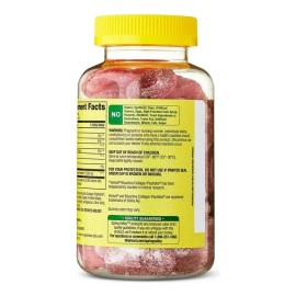 Spring Valley Peptidos De Colageno Cero Azucar Collagen Peptides Zero Sugar 2500 Mg Alta Absorcion Apoyo A La Salud De Uñas, Piel Y Cabello 60 Gomitas Para Adultos.