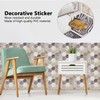 10Pcs Self Adhesive Sticker Background PVC Wall Decal Tile Sticker