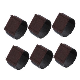 DOITOOL 6pcs Table and Chair Mats Floor Chairs Floor Protectors for Furniture Foot Pads Desk Legs Furniture Foot Pad Table Feet Covers Table Leg Protectors Chair Leg Covers Black Cloth