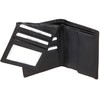 Hans Kniebes Men's Leather Wallet in Portrait Format with 11