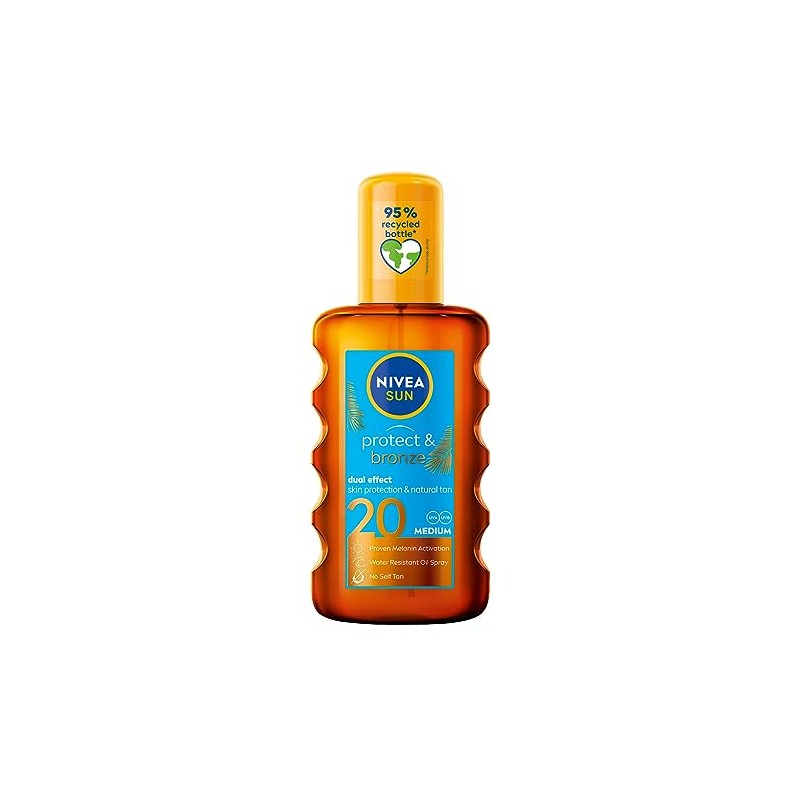 NIVEA SUN Protect & Bronze Sun Oil SPF 20, 200