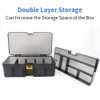 Fishing Case, 2 Layer Tool Case, Extendable Shop, Fishing Box