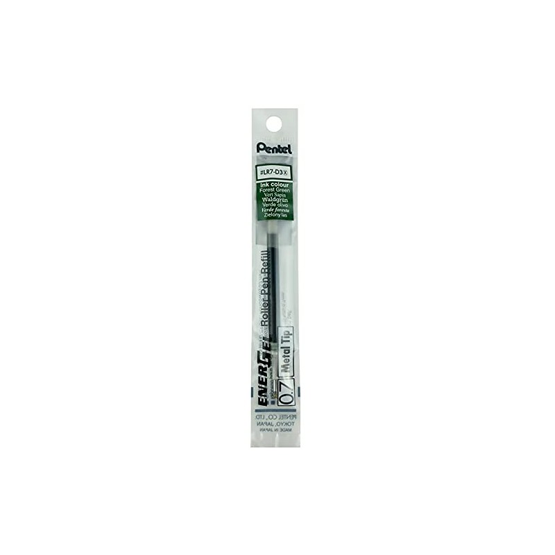 PENTEL LR7 Gel Rollerball Pen Refill Olive Green