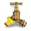 Outdoor Garden Tap 1/2" with Flange Mount Kit for 15mm