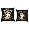 Soprano Singer Vocal Range Vocalist Voice Singing Choir Throw Pillow