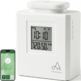 Aromadd U4 Smart HVAC Scent Diffuser for Home – 3000 Sq Ft Waterless Essential Oil Diffuser with Cold Air Tech, Whole House & Hotel Collection Scent Air Machine with Clock & Environmental Display