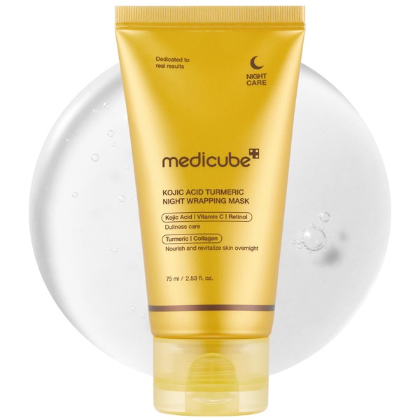 medicube Kojic Acid Turmeric Overnight Wrapping Peel Off Mask –