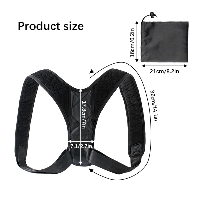 MUNSKT Back Straightener Posture Correction for Ergonomic and Healthy Posture