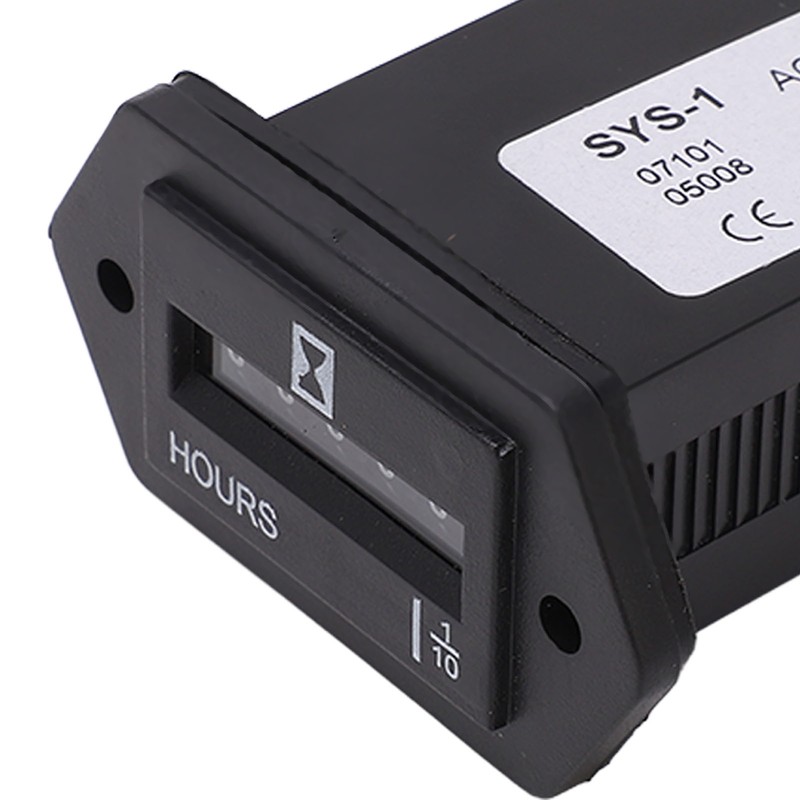 Electromagnetic Counter 0‑99999.9 6 Digit Industrial Pulse Totalizer for Machine