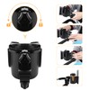 Universal Stroller Cup Holder with Phone Holder, 360°Rotatable Bottle Holder