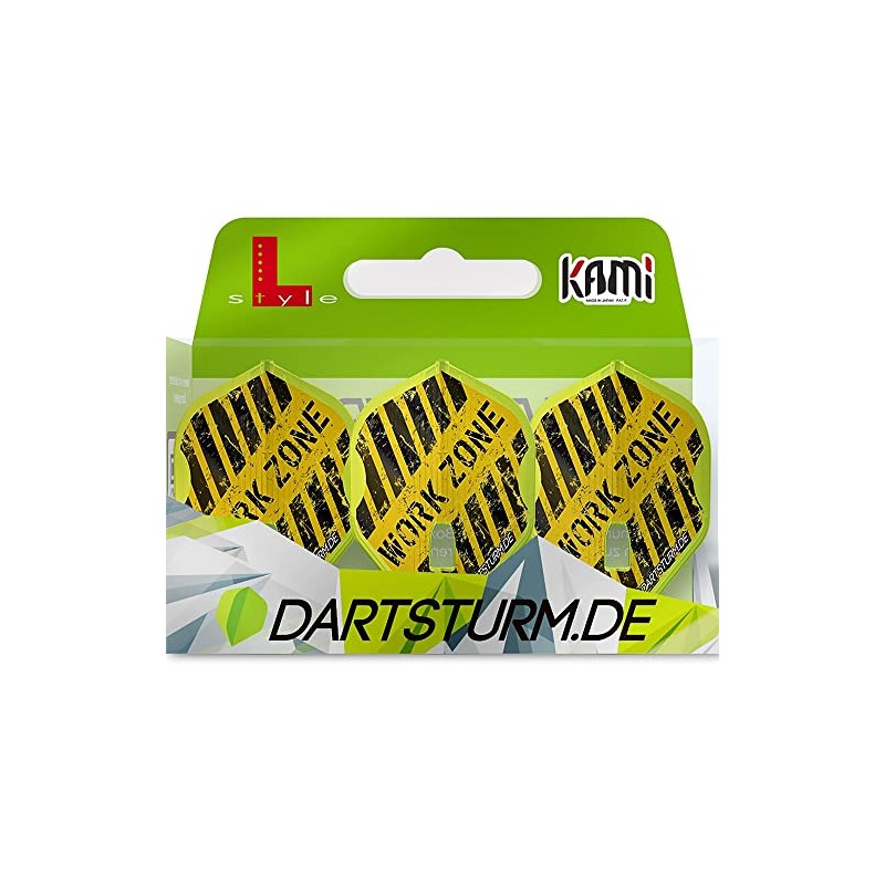 L-Style Champagne Flight Kami Work Zone Standard Colour Neon Yellow