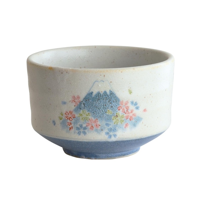 Dolce duo MW-1855 Matcha Bowl, Sakura Fuji Mino Ware, 4.3