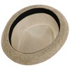 Lipodo Pork Pie Fabric Hat - Classic Look - Fabric