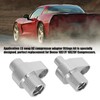 LS Swap AC Compressor Adapter Aluminum Fittings Kit, 8AN/10AN Connector