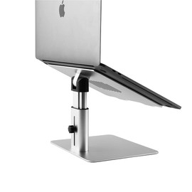 Ekeepment Laptop High-Riser Designed for MacBook Height Adjustable Ergonomic Stand (Silver)